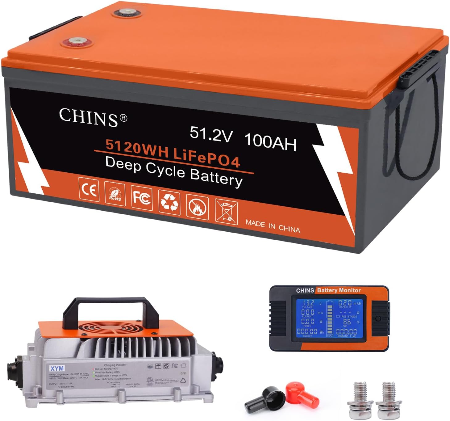 CHINS 48V 100AH Lithium Battery