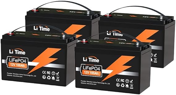 Litime 12V 100Ah Lithium Battery