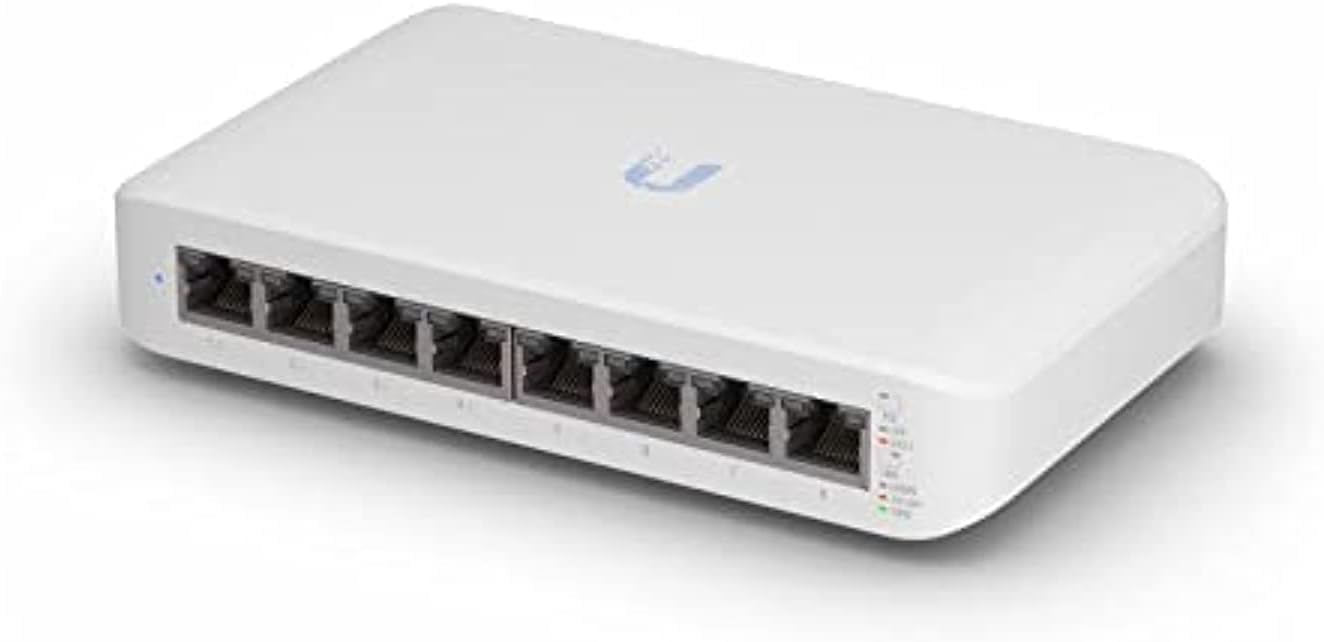 Ubiquiti - Lite 8-Port Gigabit PoE+ Compliant Managed Switch